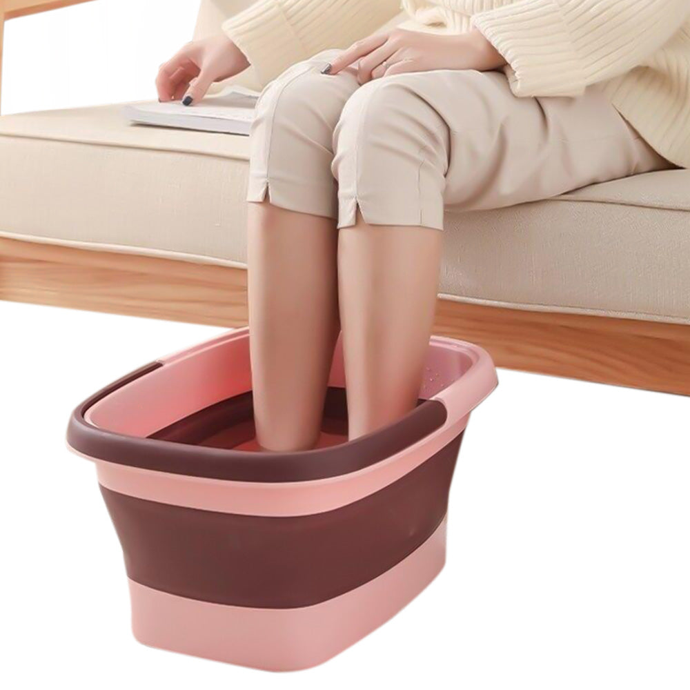 Collapsible Foot Bath Basin for Soaking Feet Foot Tub with Massage Acupoint