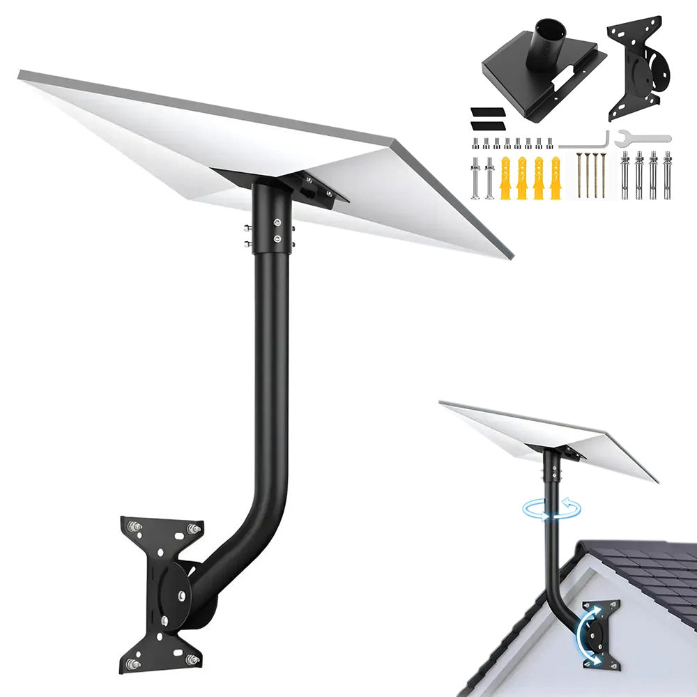 Adjustable Carbon Steel Wall and Roof Mount for Starlink 4 4X Gen 3