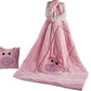 Pillow Blanket Throws Back Support Cushion