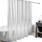 PEVA Thickened Shower Curtain Liner 180x180cm with Rustproof Grommets and Hooks