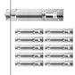 10Pcs Stainless Steel Sliding Door Bolts for Doors Windows and Cabinets