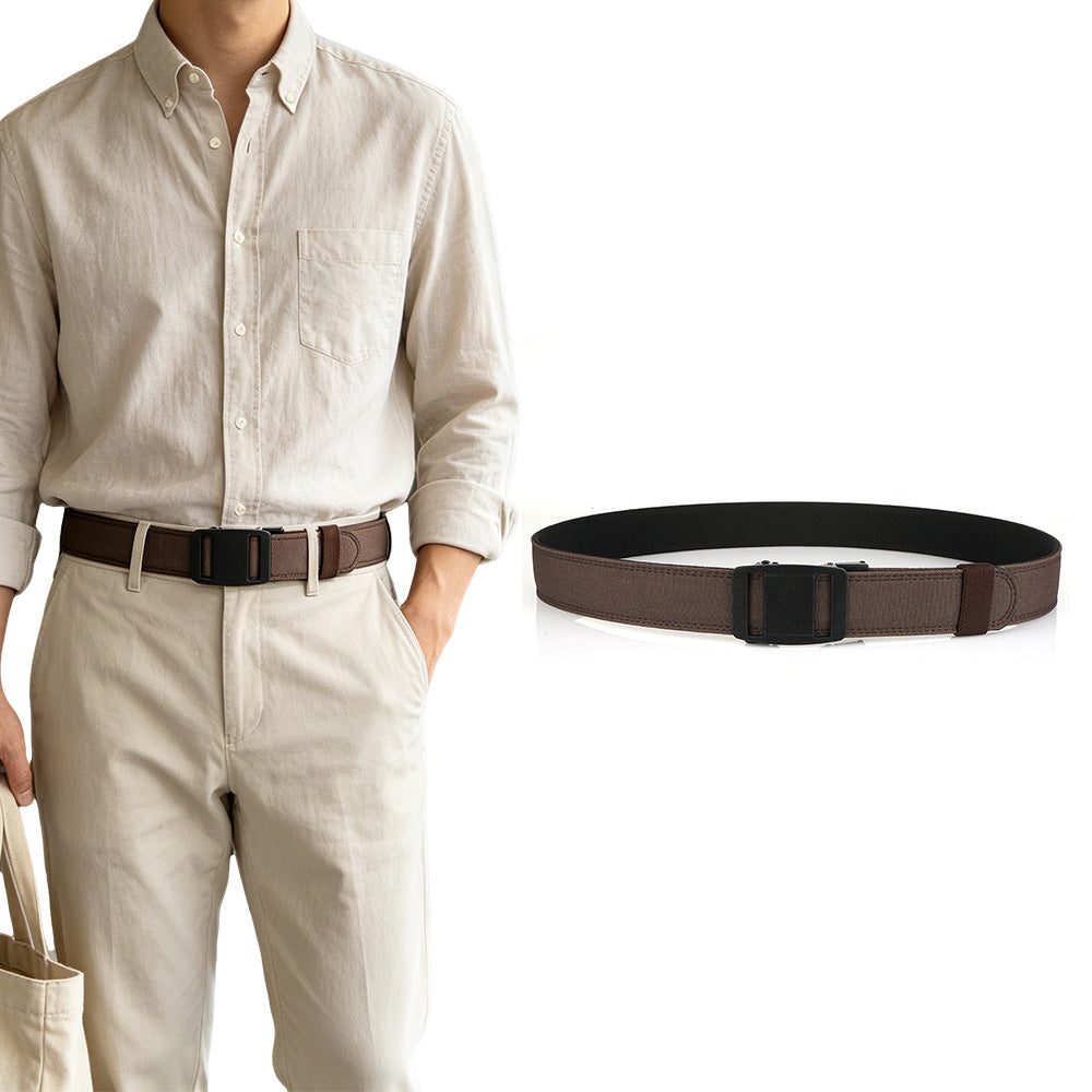 Double Layer Thickened Tactical Belt with Automatic Buckle