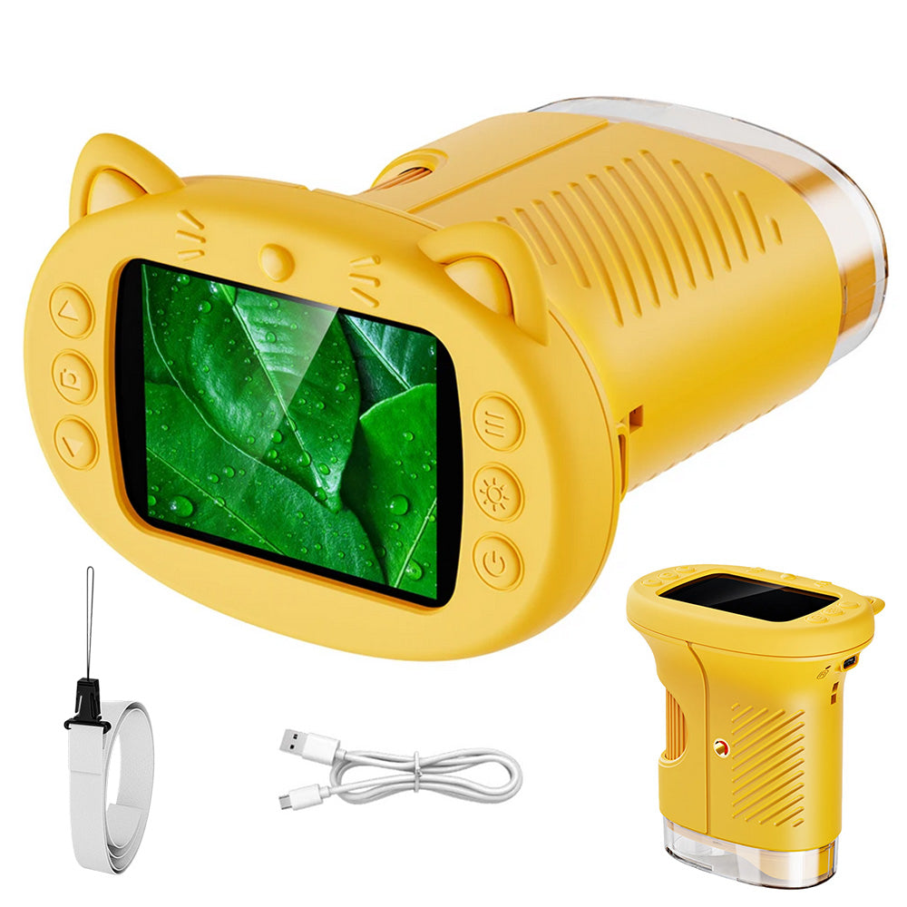 1000X Handheld Microscope for Little Ones 1080P Mini Pocket Digital Microscopes