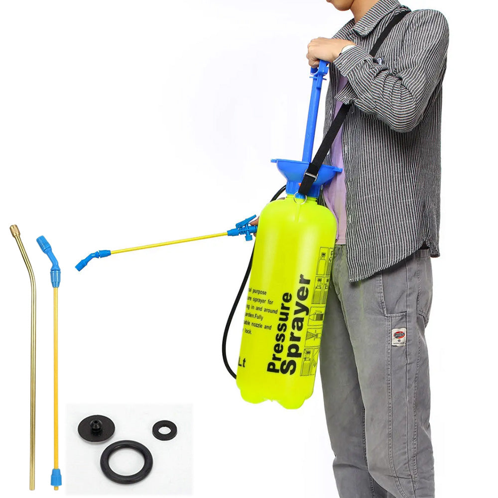 Lawn and Garden Pump Sprayer for Plants Weeds Pests with Adjustable Nozzle
