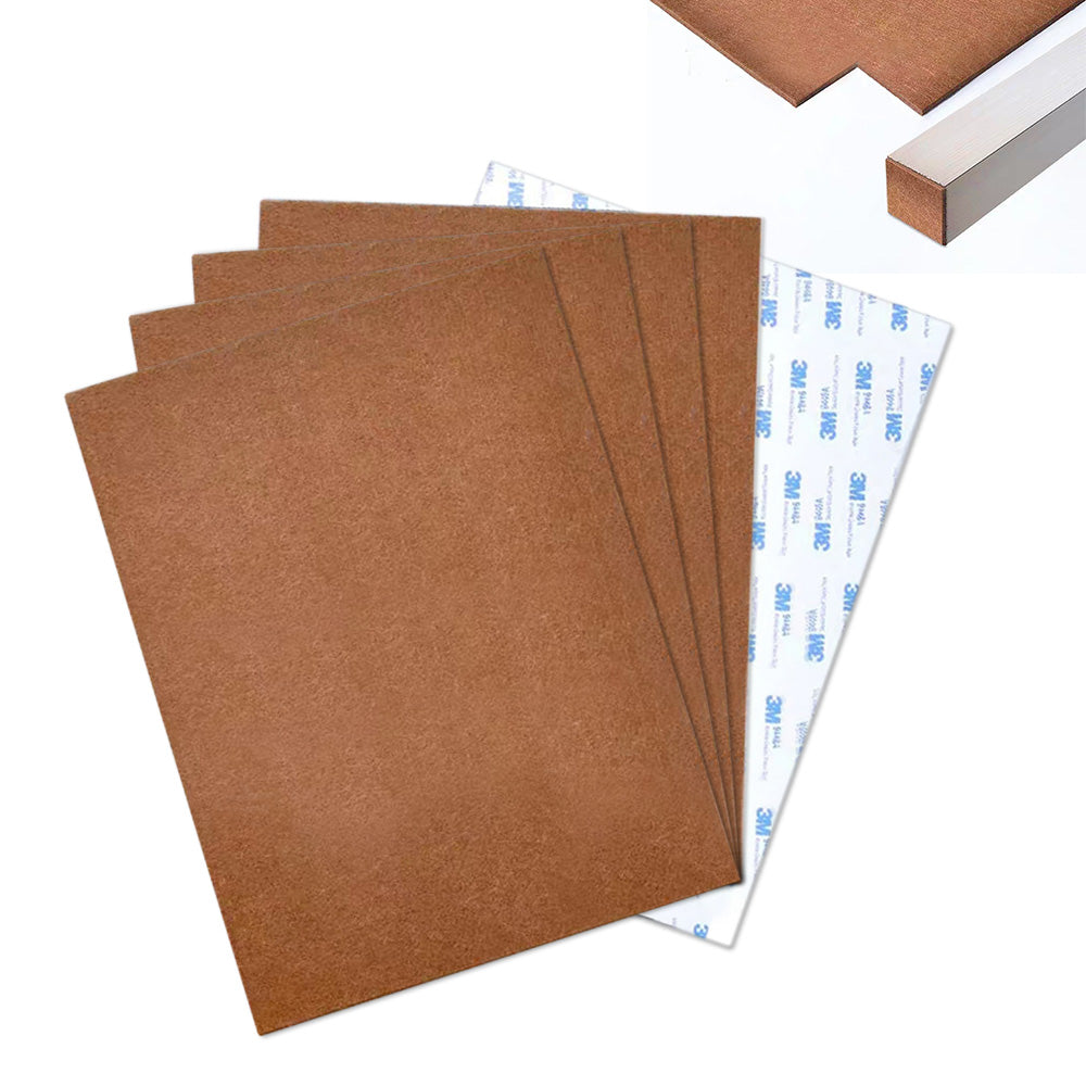 5Pcs Self Adhesive Square Furniture Felt Pads for Hardwood Tile Laminated Floors