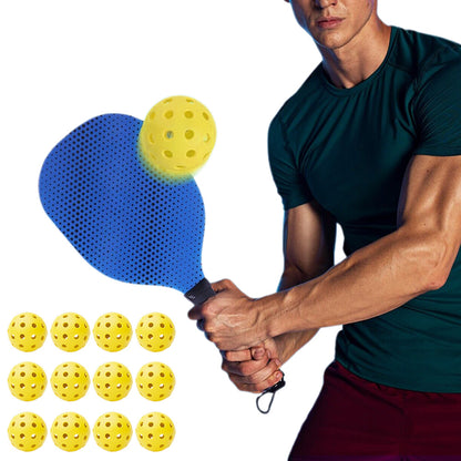 12-Pack 40-Hole Outdoor Pickleball Balls USAPA Approved Durable Pickleball Set