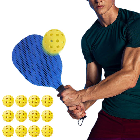 12-Pack 40-Hole Outdoor Pickleball Balls USAPA Approved Durable Pickleball Set