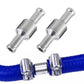 2 PCS One Way Non Return Check Valve Aluminum Alloy One Way Check Valve for Fuel Oil Water
