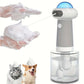 Electric Foaming Shampoo Dispenser Rechargeable Soap Dispenser For Pet Bathing Kitchen Sink Toilet Cleaning