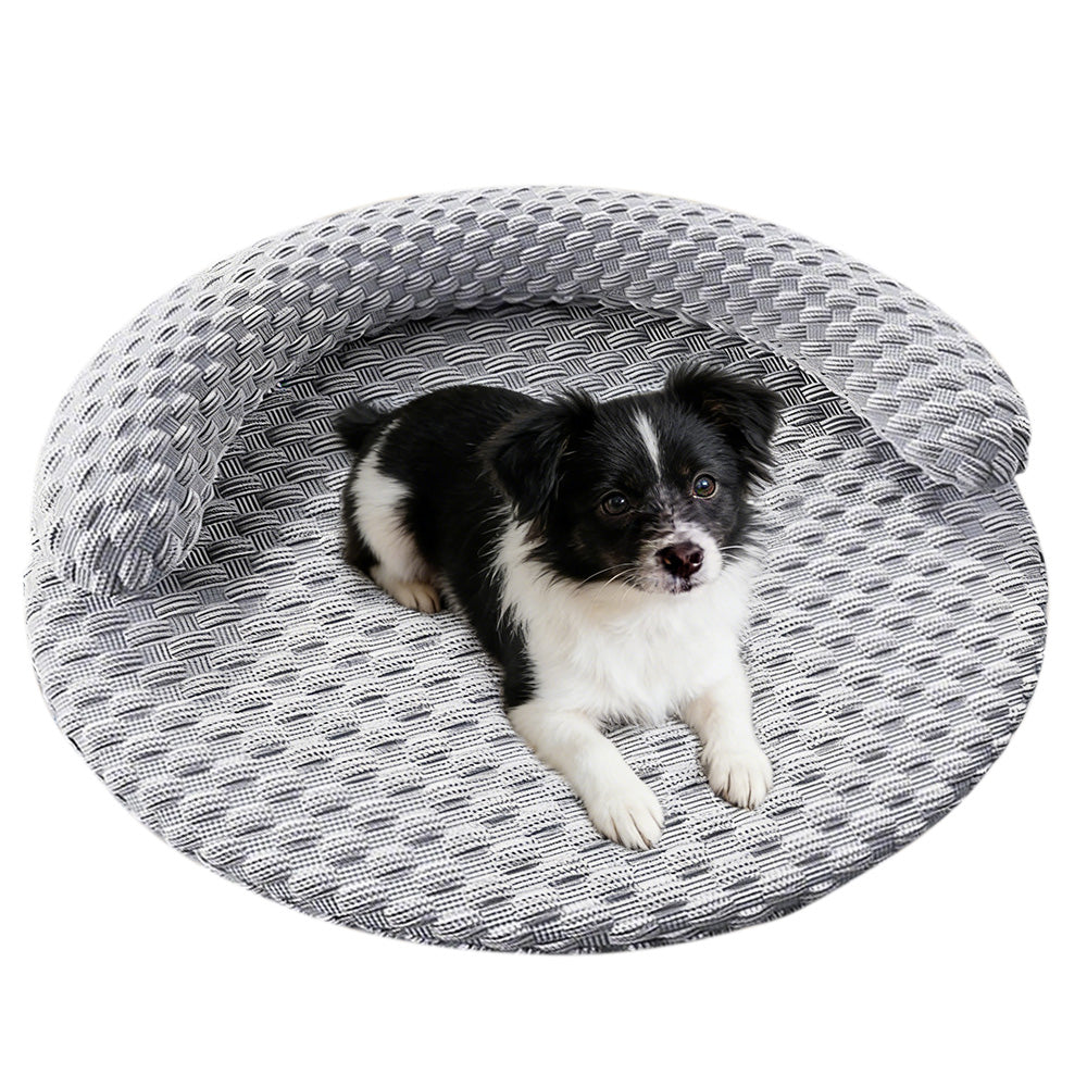Washable Cooling Pet Bed with Removable Cover for Dogs and Cats