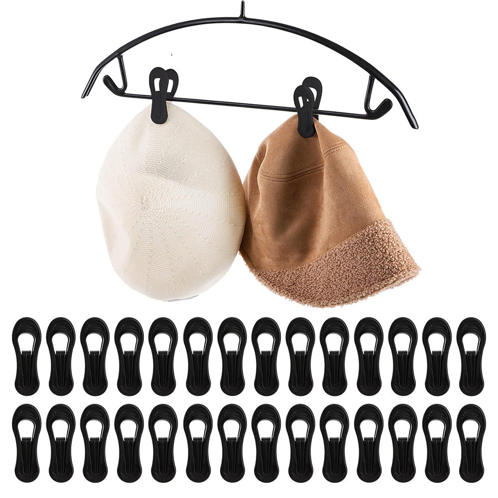 30 Pack Anti Slip Clips for Garments Socks Snacks Hanger Clips for Home
