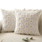 2Pcs Spring Floral Throw Pillow Covers for Couch Sofa Bed Square Cushion Cases-Sunflowers