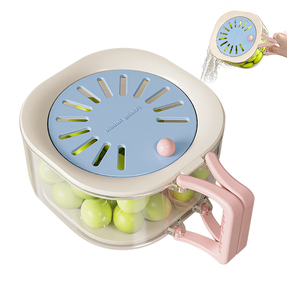 2 in 1 Collapsible Colander and Basin for Washing Draining and Storage