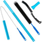 5Pcs Dryer Vent Cleaner Kit Flexible Lint Brush for Dryer Vacuum Fridge Air Conditioner
