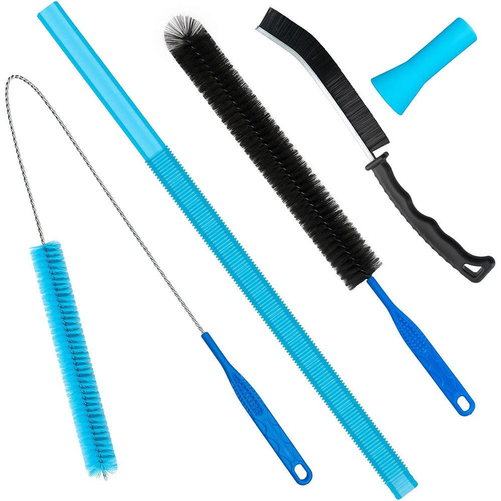 5Pcs Dryer Vent Cleaner Kit Flexible Lint Brush for Dryer Vacuum Fridge Air Conditioner