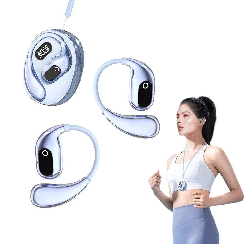 138 Languages Real Time AI Translator Wireless Bluetooth 5.3 Earhook Headphone