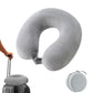Travel Pillow Memory Foam U Shaped Neck Pillow with Storage Case for Airplane Chair