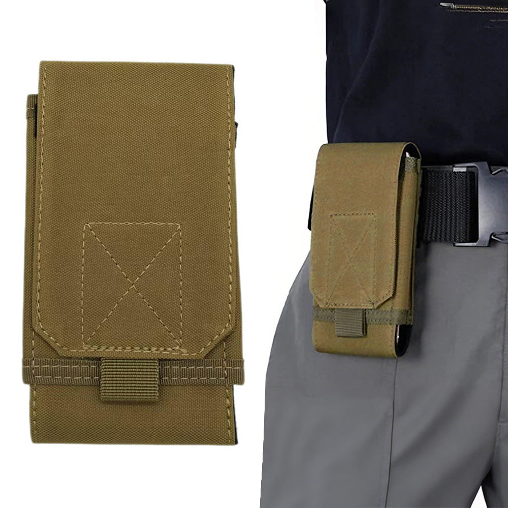 Tactical Molle Pouch for Smartphone Flip Top Outdoor Mobile Phone Pouch for Hiking Camping