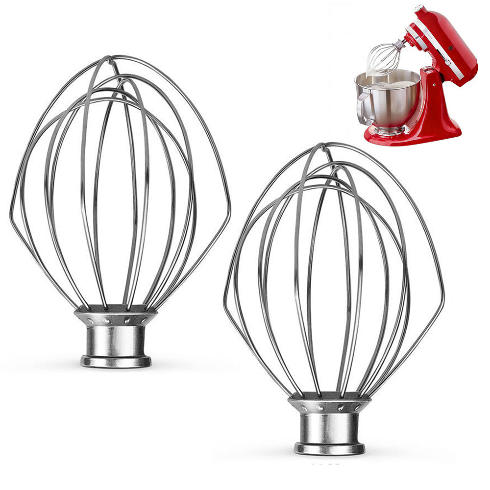 2XWire Whip Attachment Replacement for KitchenAid KSM90 K45 KSM150 Mixers