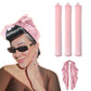 3Pcs Heatless Hair Curling Rod Headband No Heat Wave Hair Curlers Sleep Overnight Set