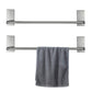 2XStainless Steel Self-Adhesive Towel Rack for Bathroom No Drilling Required
