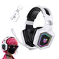 2.4GHz Wireless Gaming Headset Mic Headphone Stereo Surround Microphone for PC