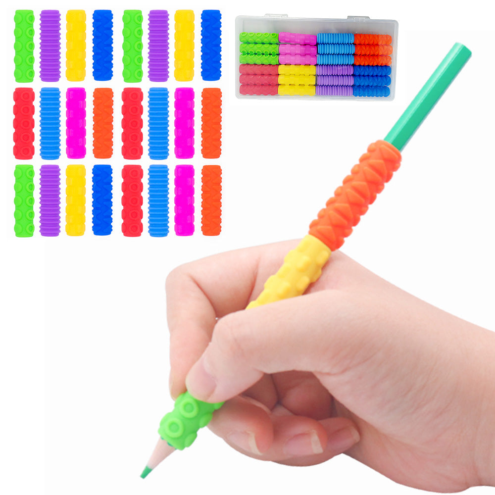 Silicone Textured Sensory Pencil Grip Fidget Toy
