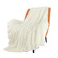 Solid Double-Sided Fuzzy Shaggy Blanket