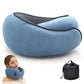 Memory Foam Travel Neck Pillow for Airplane Cars Home Comfort Support