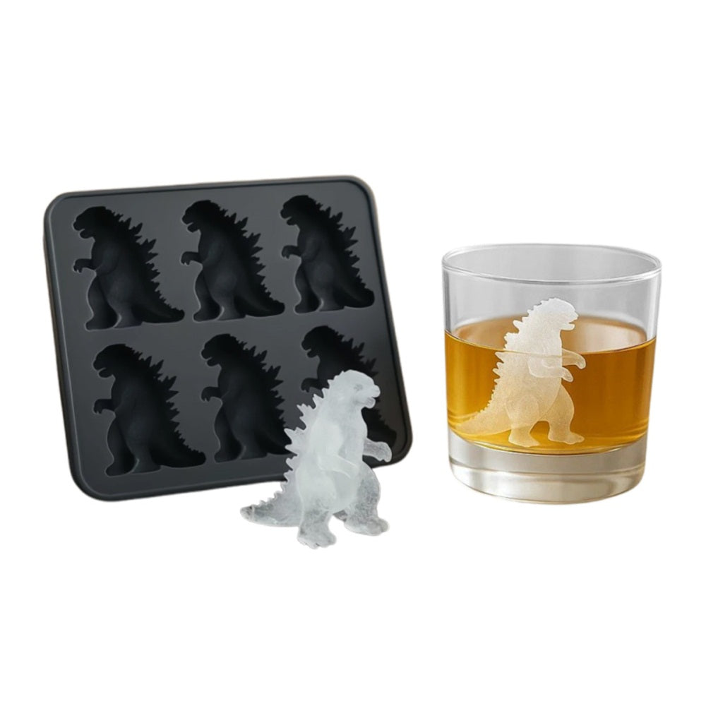 6 Cavity Silicone Monster Ice Mold Tray Flexible Ice Maker