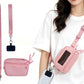 2-in-1 Phone Crossbody Strap Clear Window Card Wallet Pouch Travel Adjustable Shoulder Strap Bag