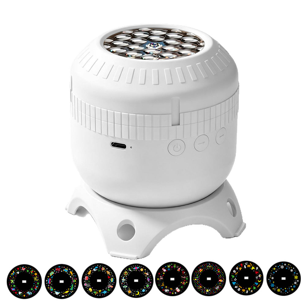 Christmas Projector Lights with 8 Pattern Festival Decoration Projector for Bedroom Living Room Car