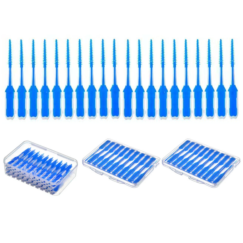 240Pcs Floss Picks for Teeth Cleaning with Convenient Carry Cases