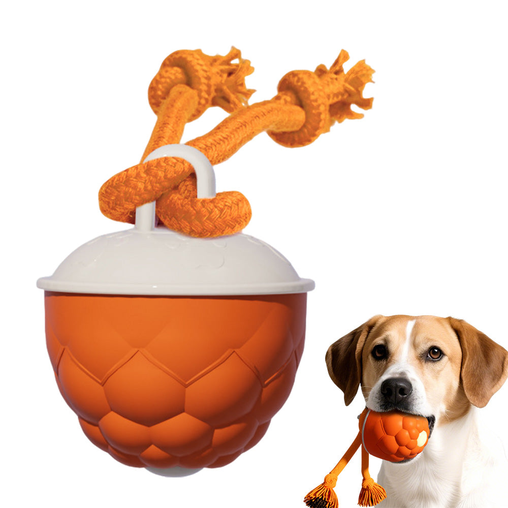 Interactive Dog Toys Touch Activated Bouncing And Jumping Dog Ball With Rope