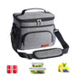 Insulated Lunch Box for Men Women Leak-Proof Cooler Lunch Bag with 4 Pockets