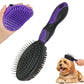2PCS Pet Grooming Tools Pet Bath Brush Deshedding Dog Brush Suitable For Dogs Cats and Horses