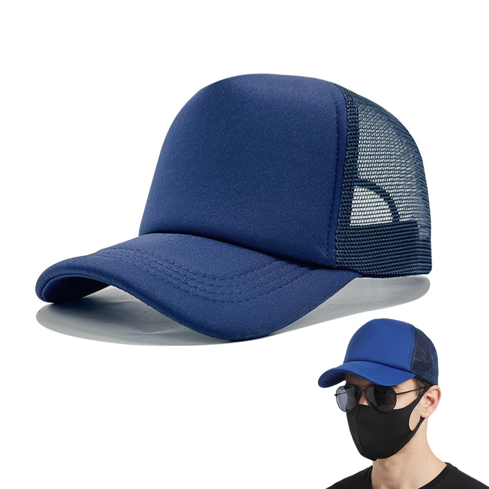 Comfortable Adjustable Baseball Cap with Breathable Mesh Trucker Hat for Outdoor