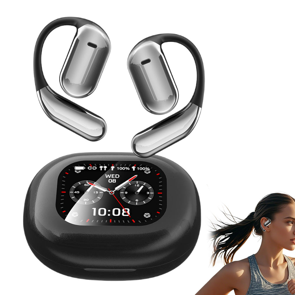 Touch Screen Open Ear 144 Languages Real-Time AI Translation Bluetooth Earbuds