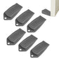 6PCS Door Wedge Stopper Rubber Grip Security Door Stoppers Wall Protector For Home