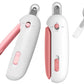 2 X Adjustable Aperture Cat Nail Clipper with Nail File and Nail Storage