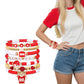 7 Piece Elastic Clay Bead Football Bracelet Stack Set