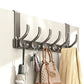 Over The Door Hooks Sturdy Door Hanger with 6 Hooks for Bathroom Bedroom