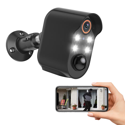 Wireless Outdoor Security Camera Monitor with Color Night Vision