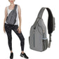 Water-Resistant Crossbody Sling Backpack for Travel and Daily Use