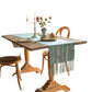 Vintage Farmhouse Woven Table Runner with Tassel for Dining Room Kitchen Reading Dresser