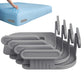 4PCS Invisible Bedsheet Clips Bed Sheet Holders With Lock Strips For Corners