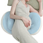 Portable Pregnancy Pillow W Shaped Maternity Support For Side Sleepers