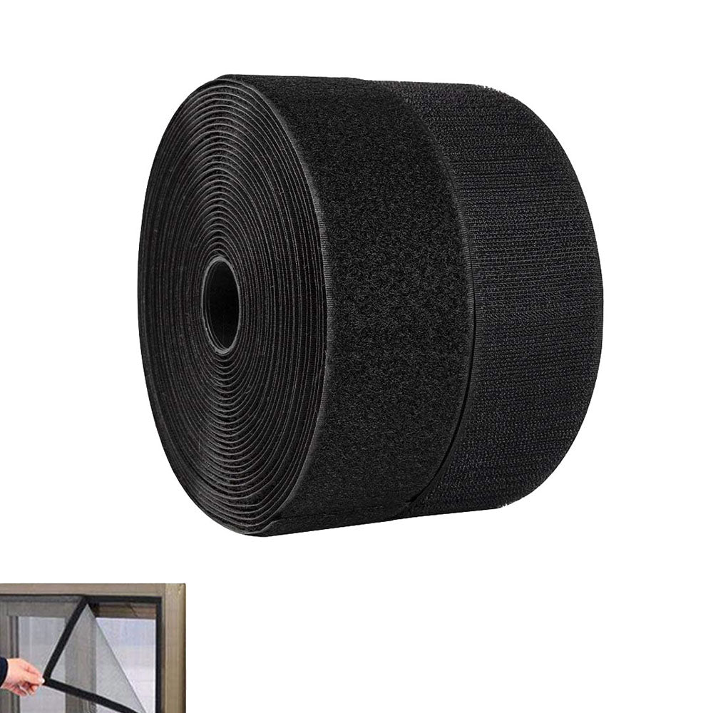Self Adhesive Hook and Loop Tape 2 Rolls 5cm x 10m Hook Loop for Cable Management