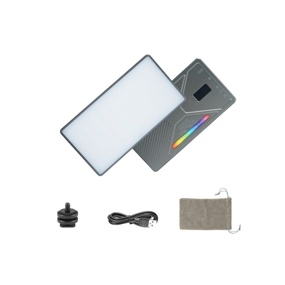 RGB Video Lights LED Camera Light Full Color Portable Photography Lighting with Cold Shoe