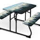 Picnic Table Cover with Bench Covers Camping Tablecloth Camping Essentials